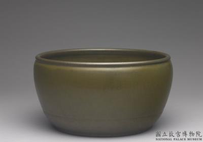 图片[2]-Basin in tea-dust glaze, Qing dynasty, Yongzheng reign (1723-1735)-China Archive